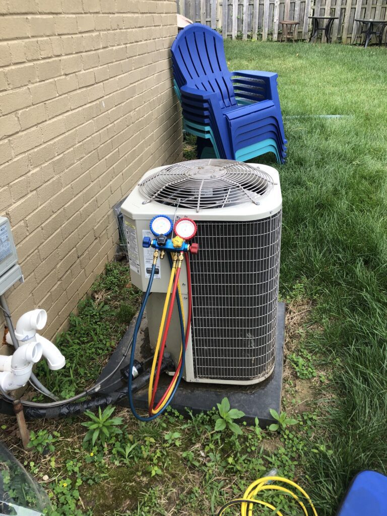 Old Condenser Before