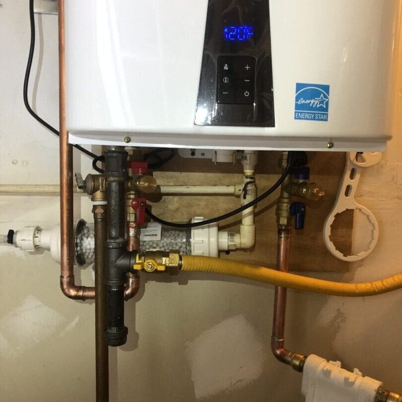 Navien install with neutralizer